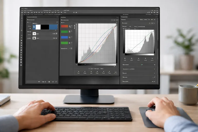Renk kanallarında kontrastı yüksek olan kanal seçilerek konu ve arka plan ayrımı için hazırlık yapılması