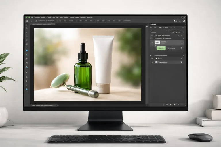 Akıllı nesne üzerinde smart filter ve maske ile arka planı yumuşatma örneği, net alan korunuyor