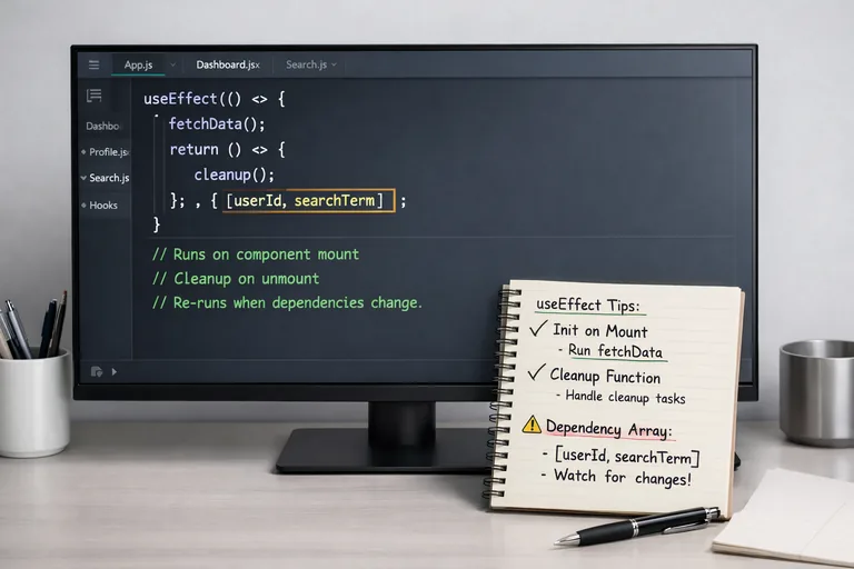 FOTO: useEffect kaynaklı hataları önlemek ve bağımlılık yönetmek