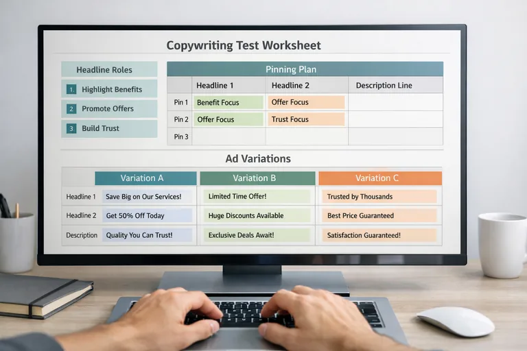 Bir metin çalışma ekranında başlık rolleri, pinleme notları ve varyasyon etiketleri düzenli şekilde listeleniyor