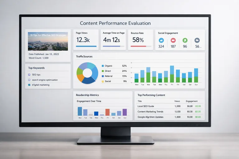 içerik performansını ve kullanıcı etkileşimini inceleyen veri analizi ekranı