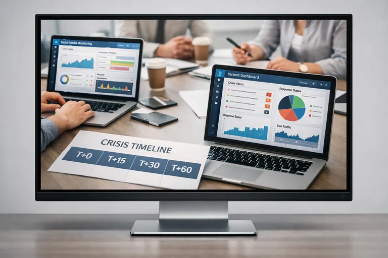 Dakika dakika planlanan senaryoda, ekiplerin izleme, onay ve mesaj adımlarını birlikte yürüttüğü çalışma düzeni