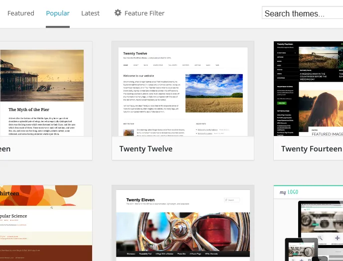 FOTO: Wordpress Template
